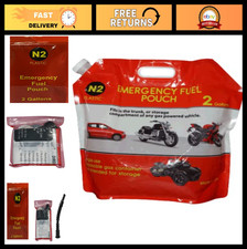 2 Gallon Foldable Gas Pouch - Compact, Expandable Fuel Container for Motorcycle picture