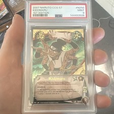 PSA Graded 9 2007 Naruto CCG S7 Kidomaru 1st Edition #N250 PSA super rare Pop 3 picture