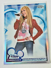 2026 Topps Chrome Disney Hannah Montana Disney Channel Throwback Refractor Card picture