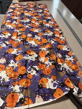 Halloween Fabric Frightful Fun General Fabrics Vintage Glazed Cotton 19x 45” picture