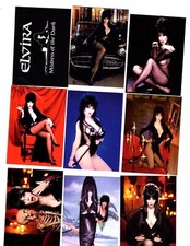 ELVIRA CUSTOM NOVELTY TRADING CARD 18 CARDS SET picture