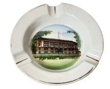 GLOVERSVILLE NY NEW YORK Souvenir  Porcelain HIGH SCHOOL  Trinket DISH ASHTRAY picture
