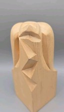 Cecil Wakefield Wood Carving Abstract Bird Hawk Falcon picture