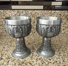 Vintage Rein Zinn Becker Stuttgart Germany Goblet SKS, 5.5” Tall, 95% Pewter (2) picture