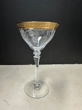 Tiffin-Franciscan Melrose Clear  Champagne Sherbet Gl 717239 picture