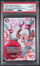 2026 ONE PIECE ROUND1 PROMOTION PACK #068 TONY TONY CHOPPER PSA 10 picture