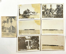 Lot 7 RPPC Port Limon Costa Rica 1920s-30s Almeida Park Bandstand Harbor Pier picture