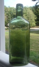 ANTIQUE CRUDE SEA GREEN 9-3/4