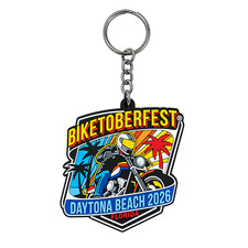 Keychain 2026 Biketoberfest Daytona Beach Official Logo picture