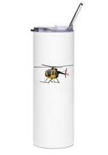 Hughes 500C Stainless Steel Water Tumbler with straw - 20oz. picture