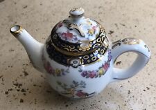 Mint  Porcelain Asian Floral Tea Pot Vintage Teapot picture