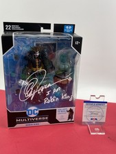 Mcfarlane DC Multiverse Batman Death Metal Robin King signed By Greg Capullo PSA picture