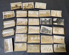 WWI France Army Photo Lot 1916-1918 French Soldiers & War Damaged City 27 Photos picture
