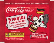 Panini UEFA EURO 2012 Manuel Neuer Coca Cola Sticker Bag Genuine picture