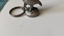 THE FAMOUS GROUSE SCOTCH WHISKEY BIRD KEYCHAIN KEY RING HEAVY picture