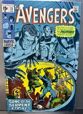 Avengers 73 Marvel Comics February 1969 (Est. F/VF) 🔑 KEY ISSUE 🔑 picture