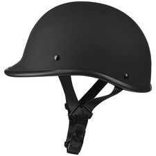 Helmets Half Cap Vintage Shell Open Face Motorcycle Helmet - DOT Approved picture