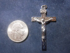Vintage Sterling Silver Crucifix Pendant picture