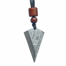 Nickel Plated Muonionalusta Meteorite Arrow Pendant  Cosmic Jewelry LK379 picture