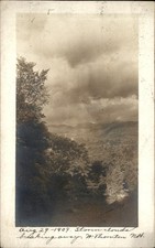 W. Thornton NH Storm clouds breaking away c1909 Real Photo Vintage Postcard picture