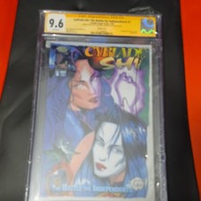 Cyblade/Shi: Battle for Independents #1 CGC 9.6 Variant Cover (1995) Dual Signed picture