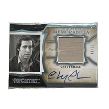 Chevy Chase 2022 Leaf Pop Century Signature Memorabilia Blue Autograph (48/50) picture