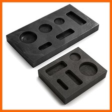 2-Piece Graphite Ingot Mold Set, Includes 5-Hole and 6-Hole Casting Moulds, I... picture