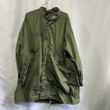 VTG 1973 US Military Fishtail Parka Extreme Cold Weather Green Men's Medium M65 picture
