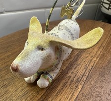Whimsical Dept 56 Patience Brewster Krinkles Joyful Bassett Hound Ornament EUC picture
