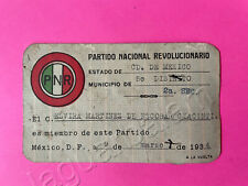 Mexican ID Political PNR PRI advertising Elvira Martinez de Escobar 1934 RARE picture