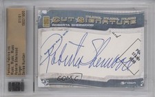 2012 Famous Fabrics Ink Music Cut Signatures 1/1 Roberta Sherwood #1502 Auto 0b0 picture