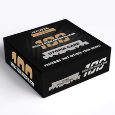 Utopia Care Single Edge Razor Blades,Stainless 1 Count (Pack of 100), Silver picture