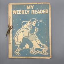 My Weekly Reader, 1940's - 50's Children's Newspaper Education w/ Cover picture