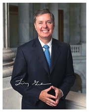 Lindsey Graham South Carolina Senator 8x10 Signed Photo Reprint Autograph picture