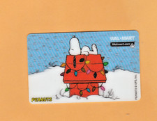 Collectible 2006 Walmart Gift Card - Lenticular Snoopy Doghouse - No Value picture