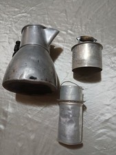 Antique Wearever Aluminum Coffee Pot Wood Handle, Filter Insert & Lid COMPLETE picture