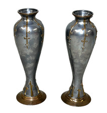 Pair of Mixed Metals Vases picture