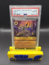 2025 Disney Lorcana EN 10-Whispers In The Well Goofy #205 Epic PSA 10 POP 15 picture