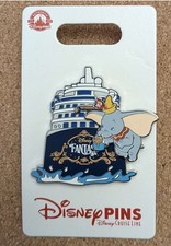 RETIRED DCL Disney Cruise Line Fantasy Dumbo Pin Stern Moving ship pins picture