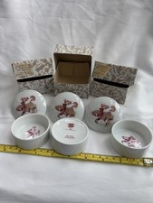 Manufacture De Monaco 24K Gold Porcelain Trinket Boxes Set 3 NWT Monaco Ring Dis picture