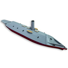 CSS Virginia Ironclad Model Ship - 10 Inch Civil War Replica - Confederate Navy picture