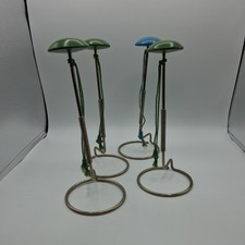 Vintage Spring Hat/Wig Millinery Display Stands 9.5