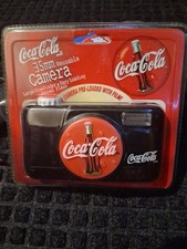 Vintage 1999 Coca-Cola 35 Mm Reusable Camera With Film picture