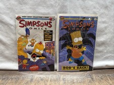 The Simpsons Comics: First Issue #1 & Bart #2  (Bongo 1993) Collectors Edition picture