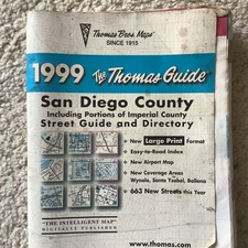 1999 Thomas Guide San Diego County Street Guide & Directory - Thomas Bros. Maps picture