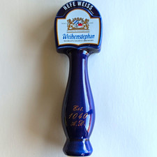 Weihenstephan Hefe Weiss Beer Tap Handle/Knob Bavarian State Brewery Blue picture