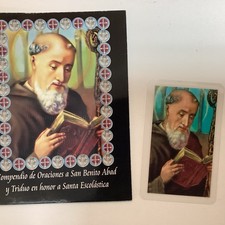 Compendio De Oraciones A San Benito St Benedict Book Prayers Protection Exorcism picture