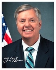 Lindsey Graham South Carolina Senator 8x10 Autograph Photo Reprint Signed picture
