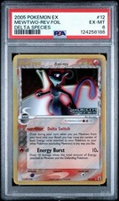 Mewtwo Rev Foil 2005 EX Delta Species PSA 6 picture