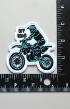 🔥DIRT BIKE MOTOCROSS OFF ROAD EMBROIDERED IRON ON PATCH picture